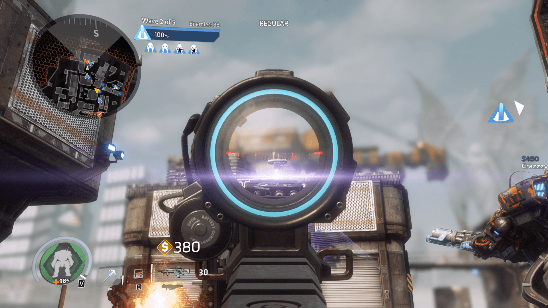 Cloak Drone attacking