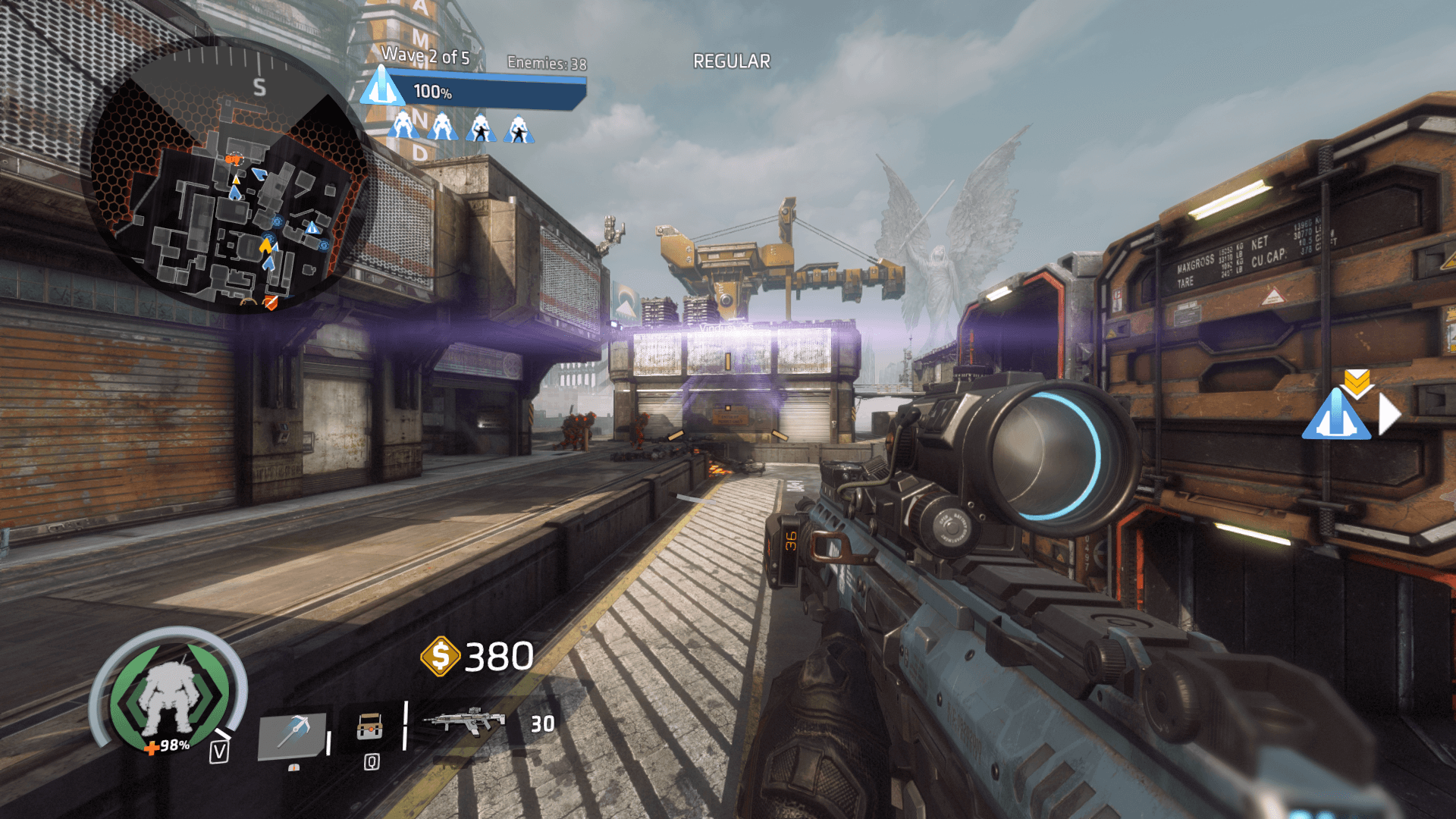 Cloak Drone close-up at a distance