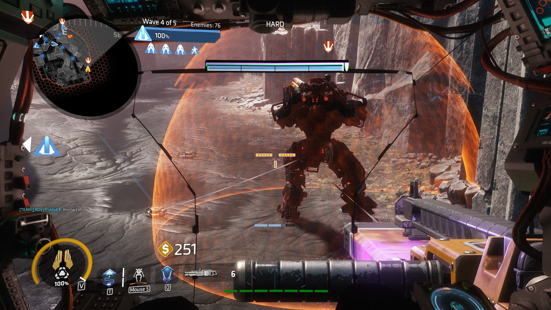 Ion back view with dome shield