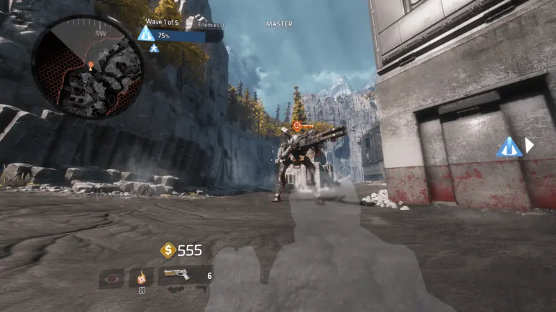 Northstar front view with sniper rifle